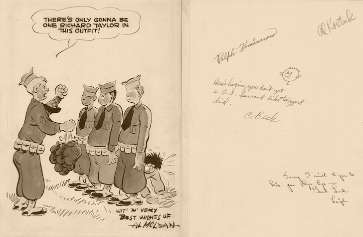 Bon Voyage Card from the Comic Crew.