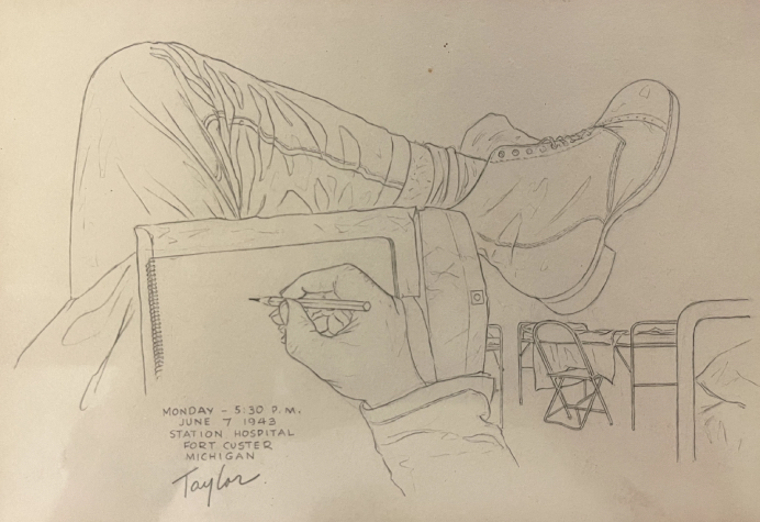 Sketch of Richard Sketching