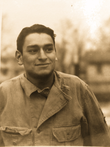 Staying warm on a chilly day.