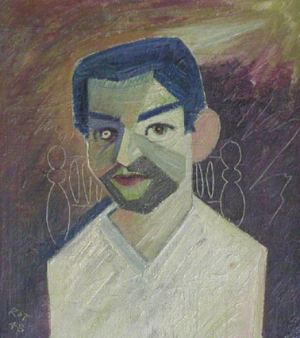 Self Portrait in Chair