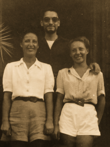 Richard with a couple girlfriends.