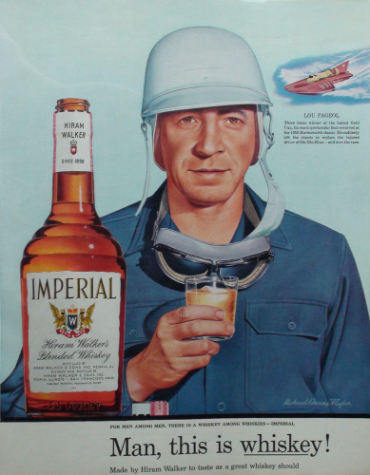 Lou Fageol - Hiram Walker Ad