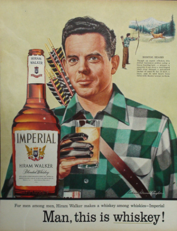 Roscoe Reams - Hiram Walker Ad