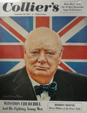 Winston Churchill - Collier's Cover
