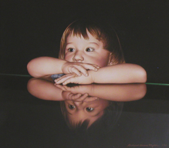 Jonathan Leaning on Glass