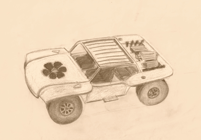 Sketch of Toy Car.