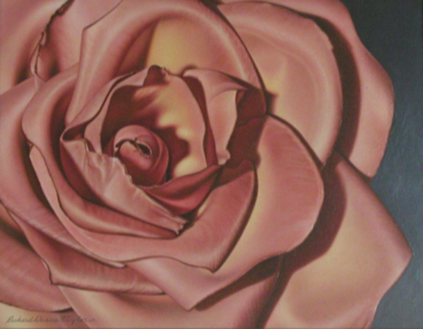 Closeup of an Artificial Rose